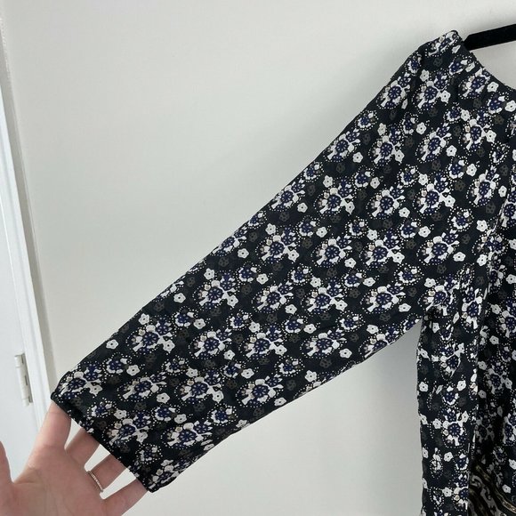 Madewell Silk Gardenhouse Off Shoulder Top Size XS - Picture 6 of 6